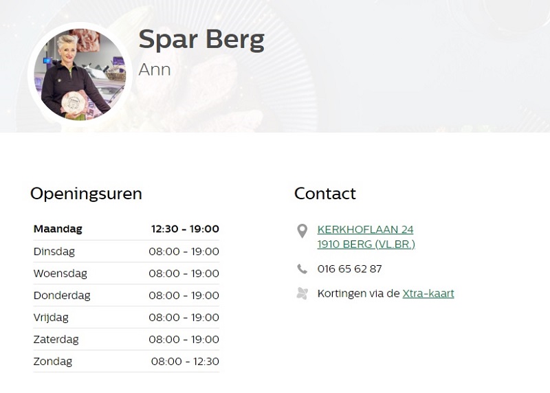 Sponsor Spar Berg