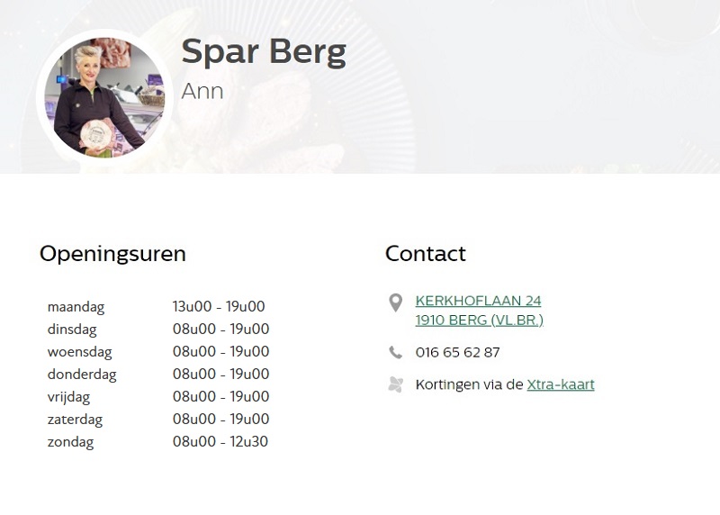 Sponsor Spar Berg